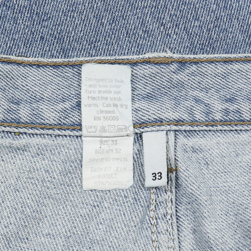 Vtg Calvin Klein Stone Wash Denim Jeans Size 33