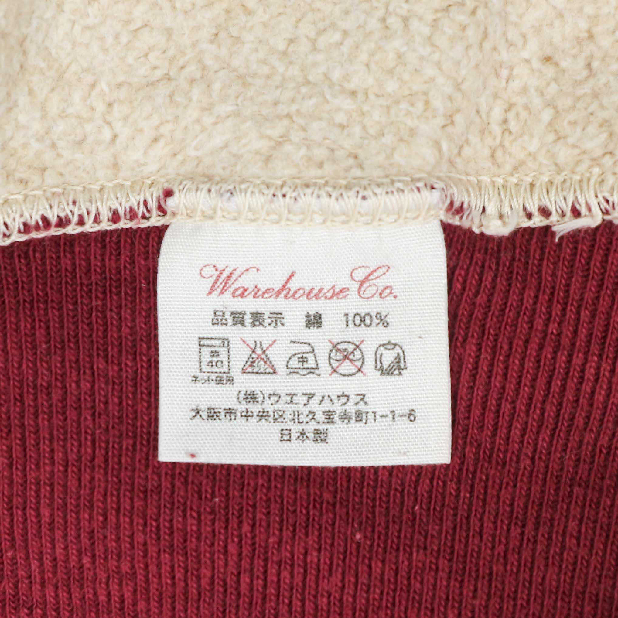 Warehouse Made in Japan Hooded Sweatshirt Size L