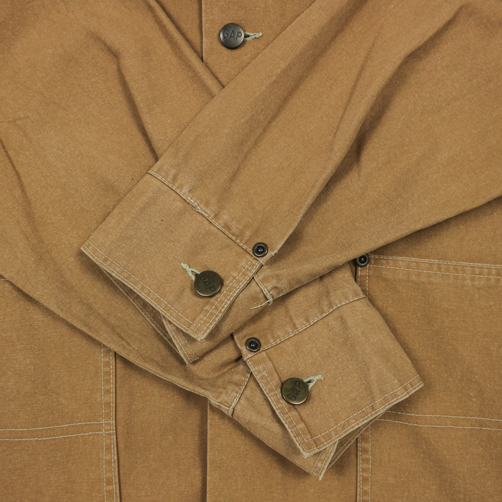 90s GAP Brown Canvas Chore Coat Size XL