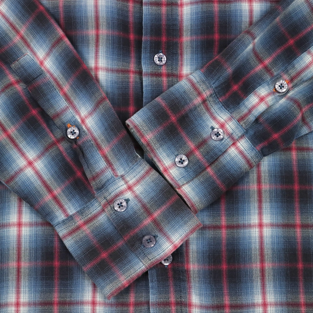 Nudie Jeans Co. Plaid Check Shirt Size M