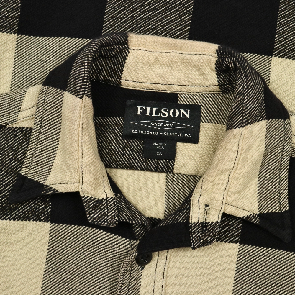 Filson Buffalo Check Flannel Shirt Size XS