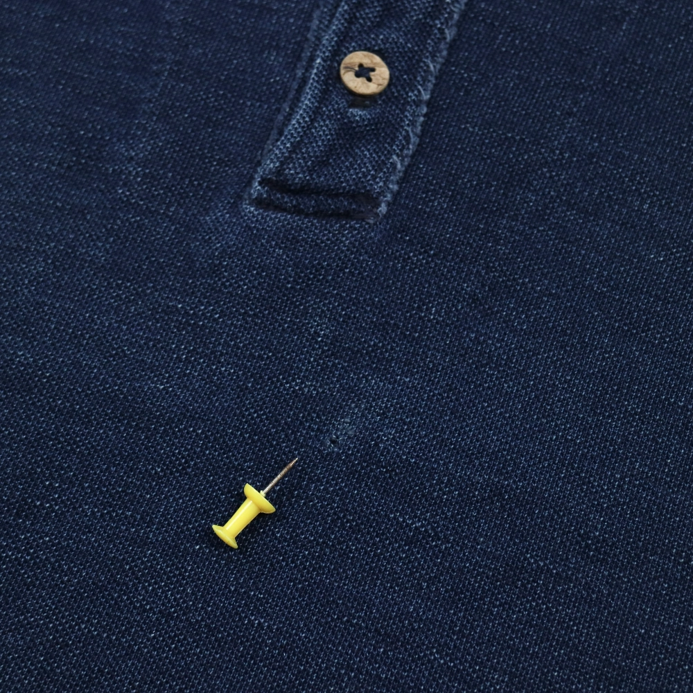 45rpm 45R Japan Indigo Polo Shirt Size XS