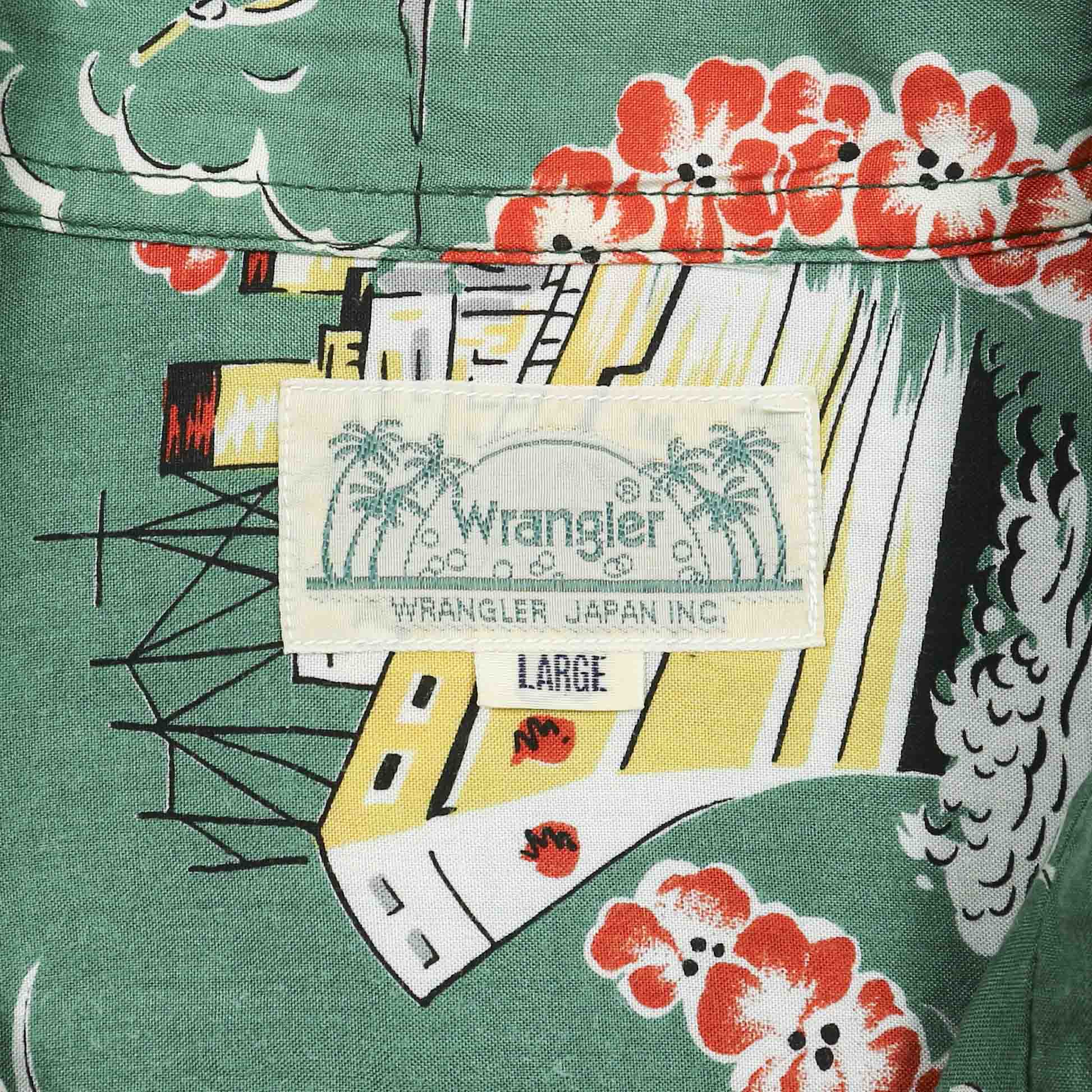 Wrangler Made in Japan Hawaiian Shirt Size XL