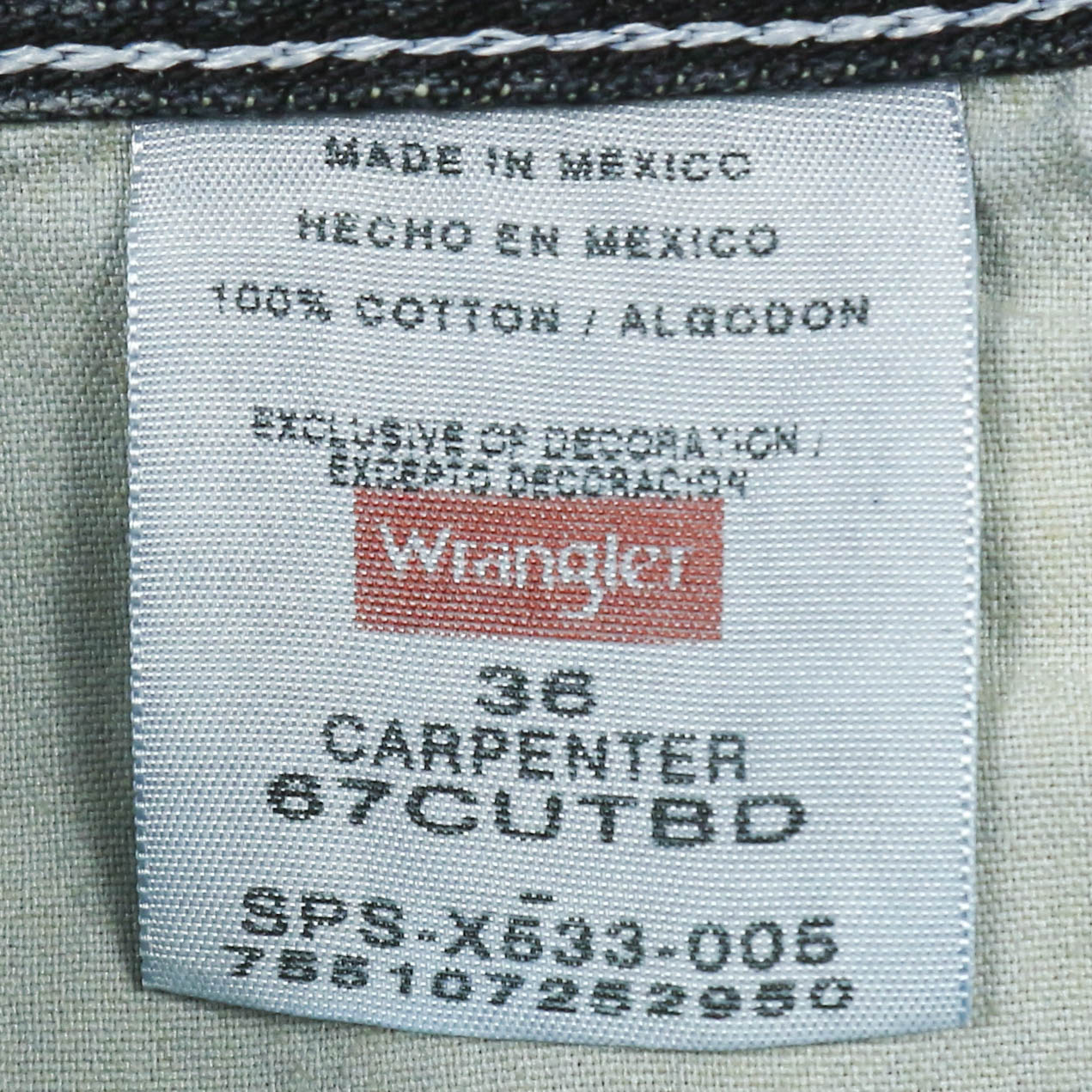Wrangler Denim Carpenter Shorts Size 36