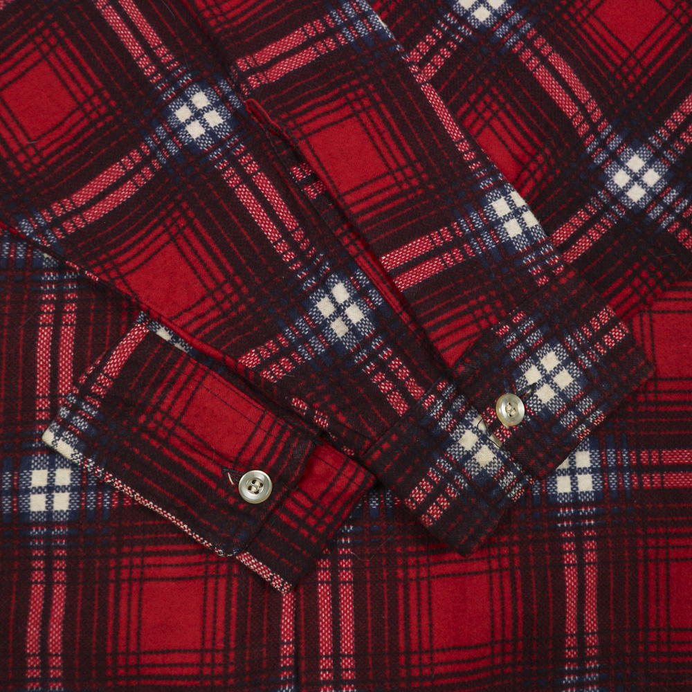 Vintage USA Permanent-press Plaid Shirt Size M
