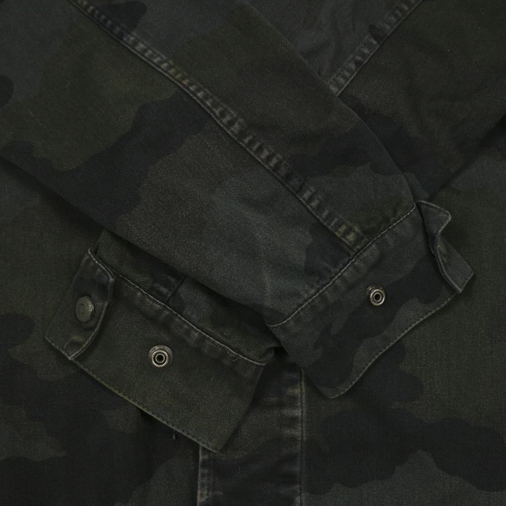 Vintage French Army Camo Field Jacket Size S