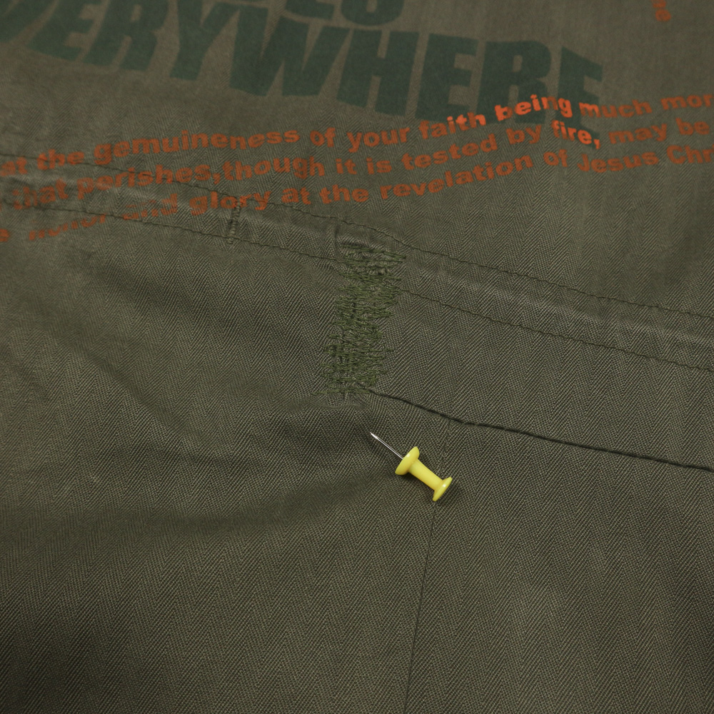 Vintage French Army Olive Field Jacket Size S