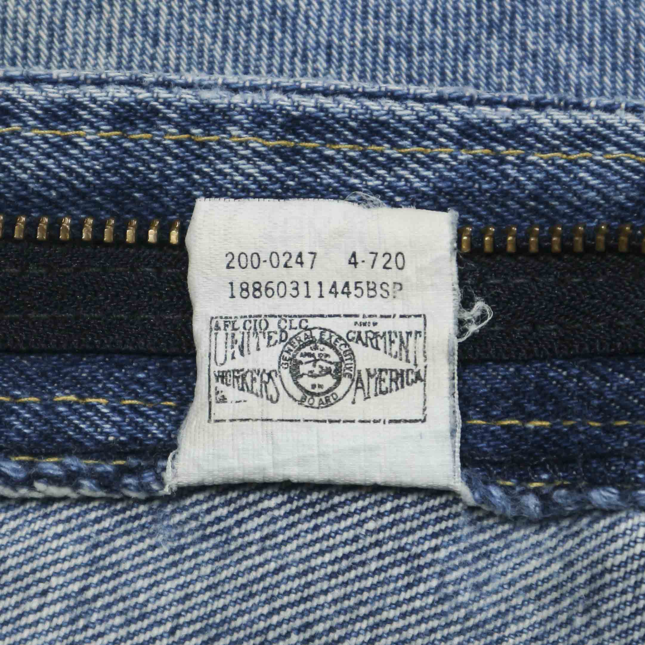 Vtg 80s Lee Riders USA Denim Jeans Size 34