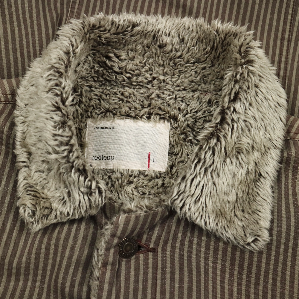 2000s Levi's Redloop Sherpa Jacket Size L