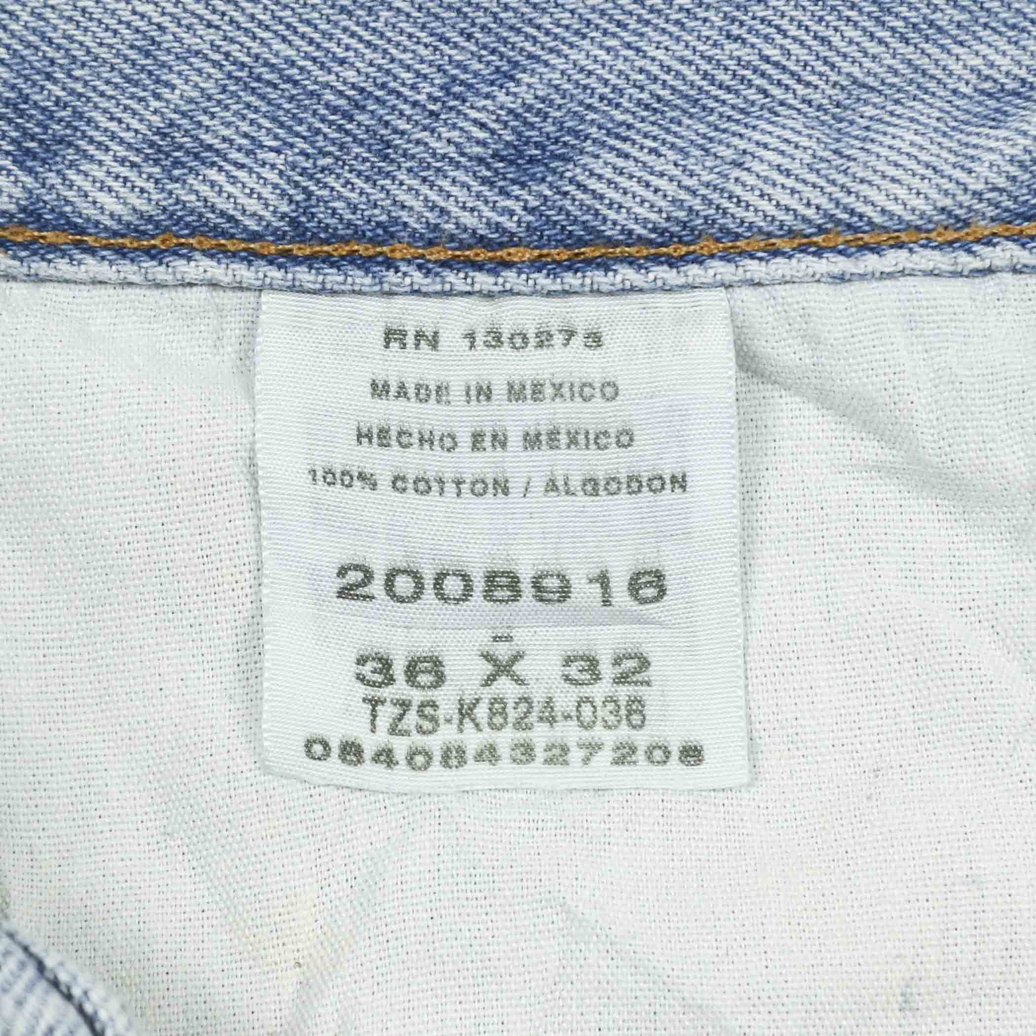 00s Lee Faded Blue Denim Jeans Size 35