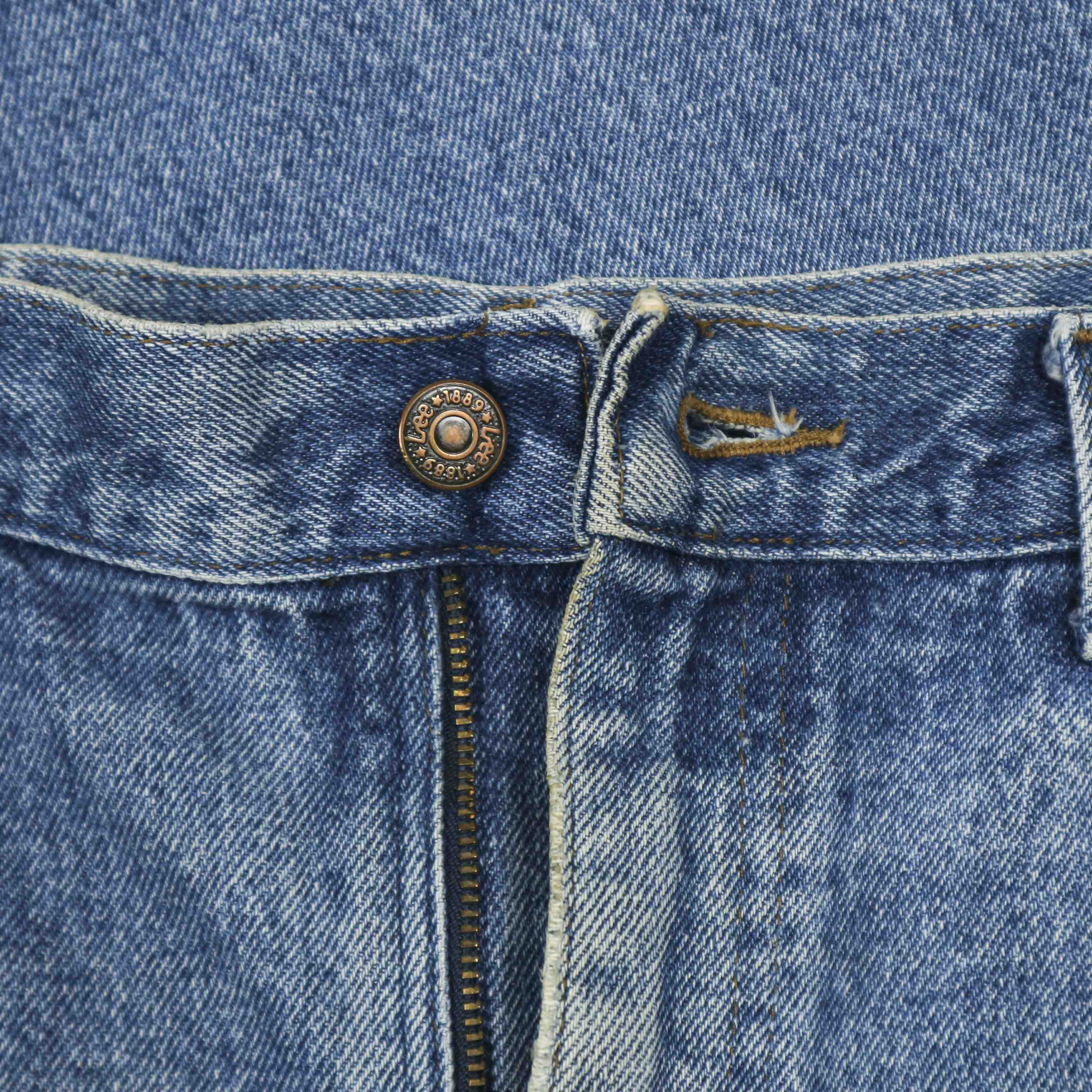 00s Lee Faded Blue Denim Jeans Size 35