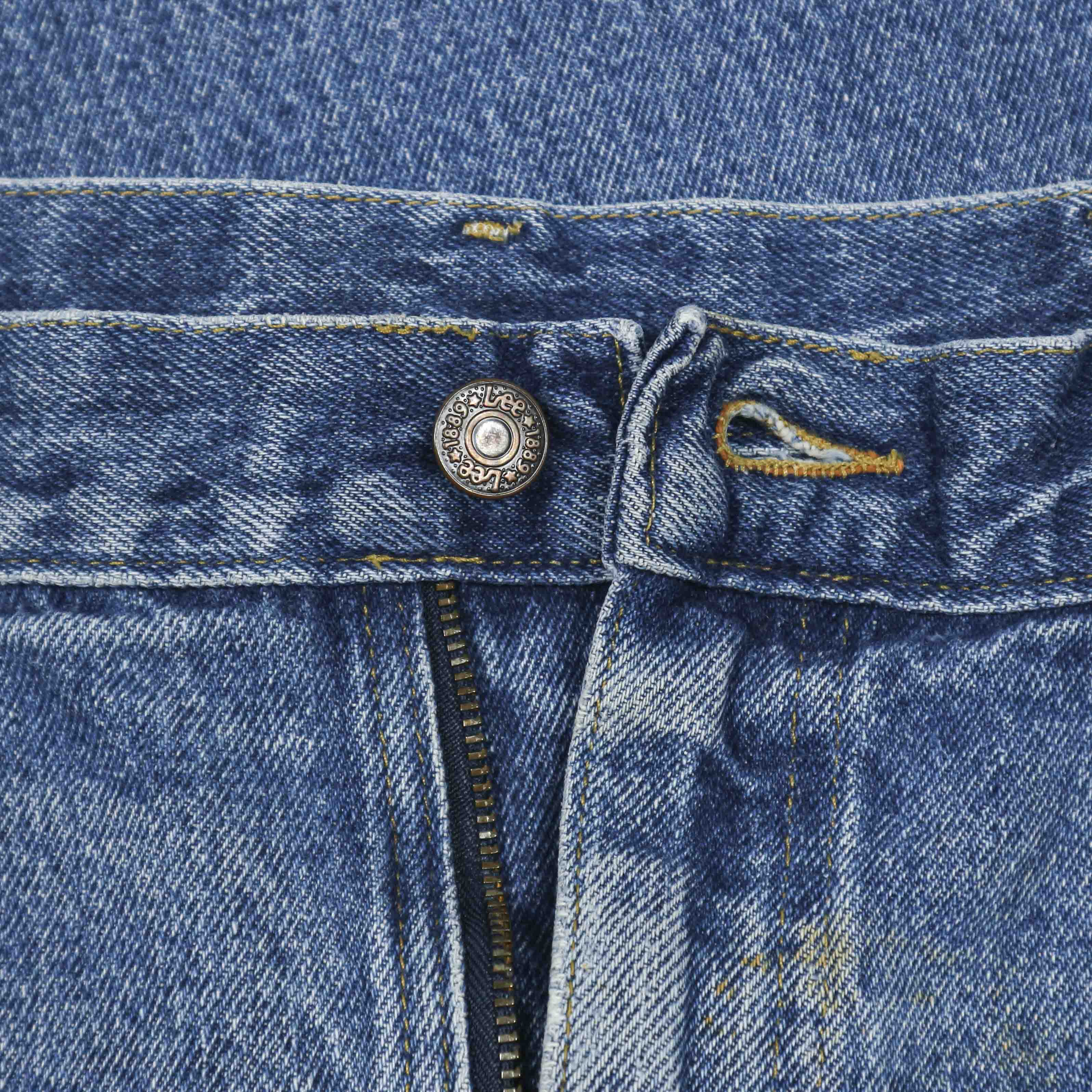 00s Lee Faded Blue Denim Jeans Size 35