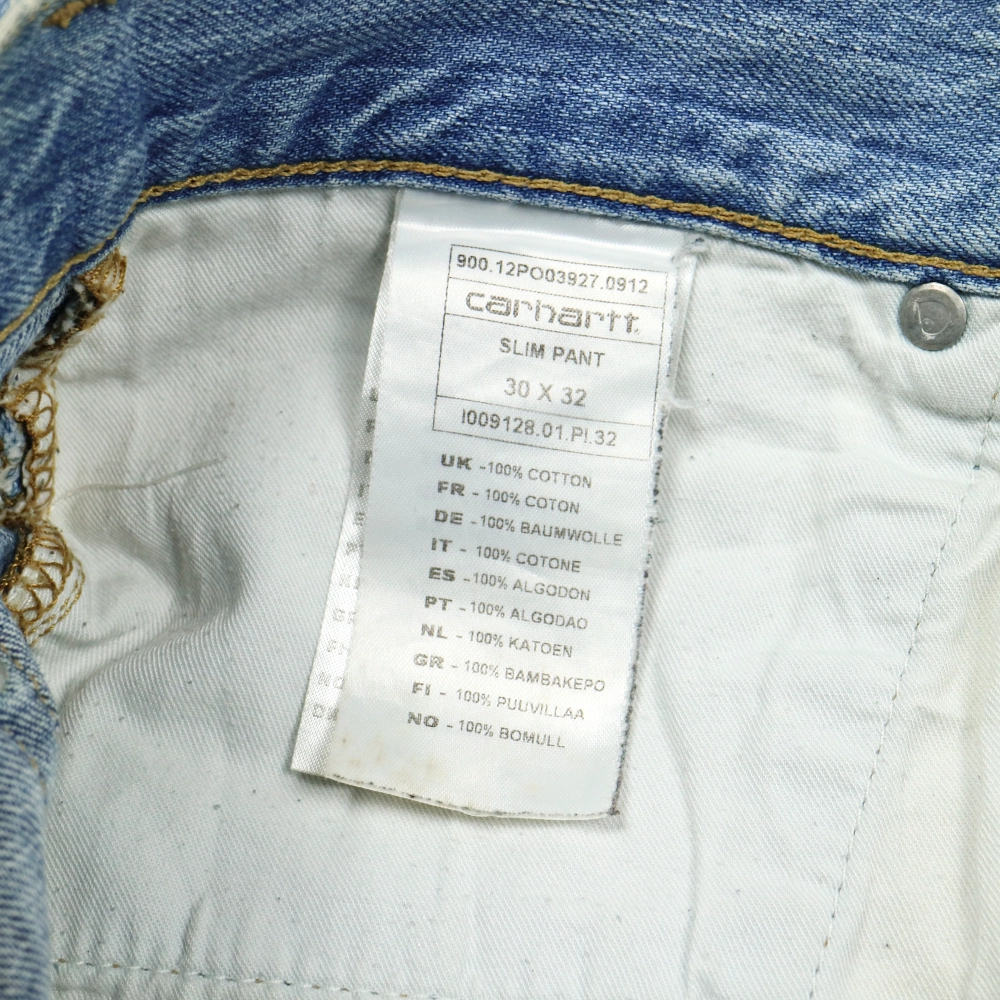 Carhartt Denim Pants Slim Straight Size 31