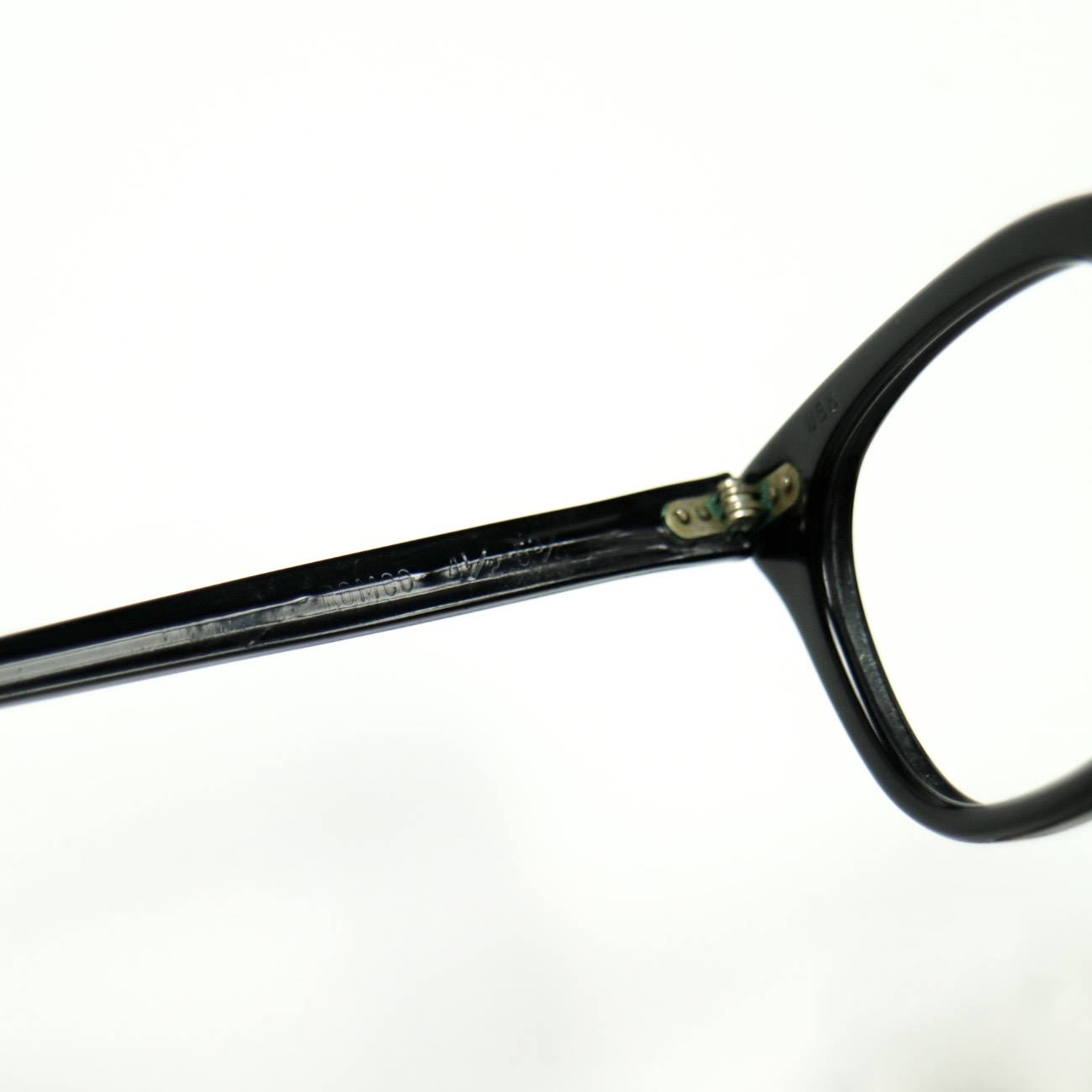 70s U.S. Military Issue Glasses ‘USS’ Frame - Black [50-20]