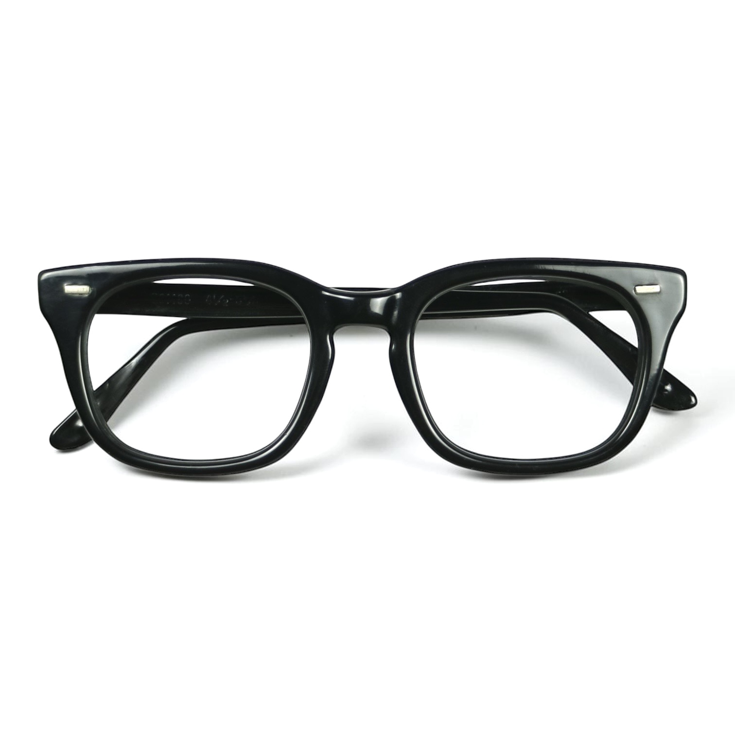 70s U.S. Military Issue Glasses ‘USS’ Frame - Black [50-20]