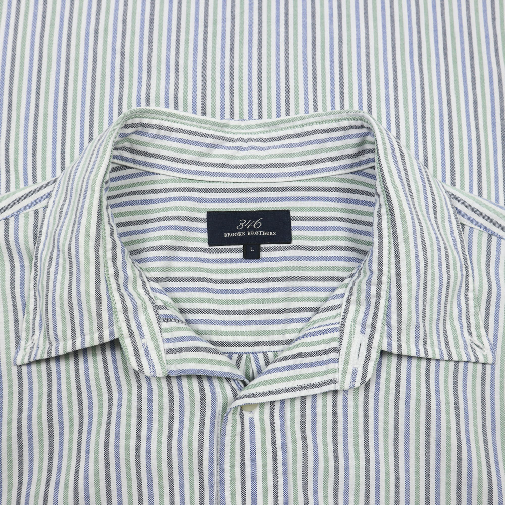 Brooks Brothers 346 Pull-over S/S Shirt Size L