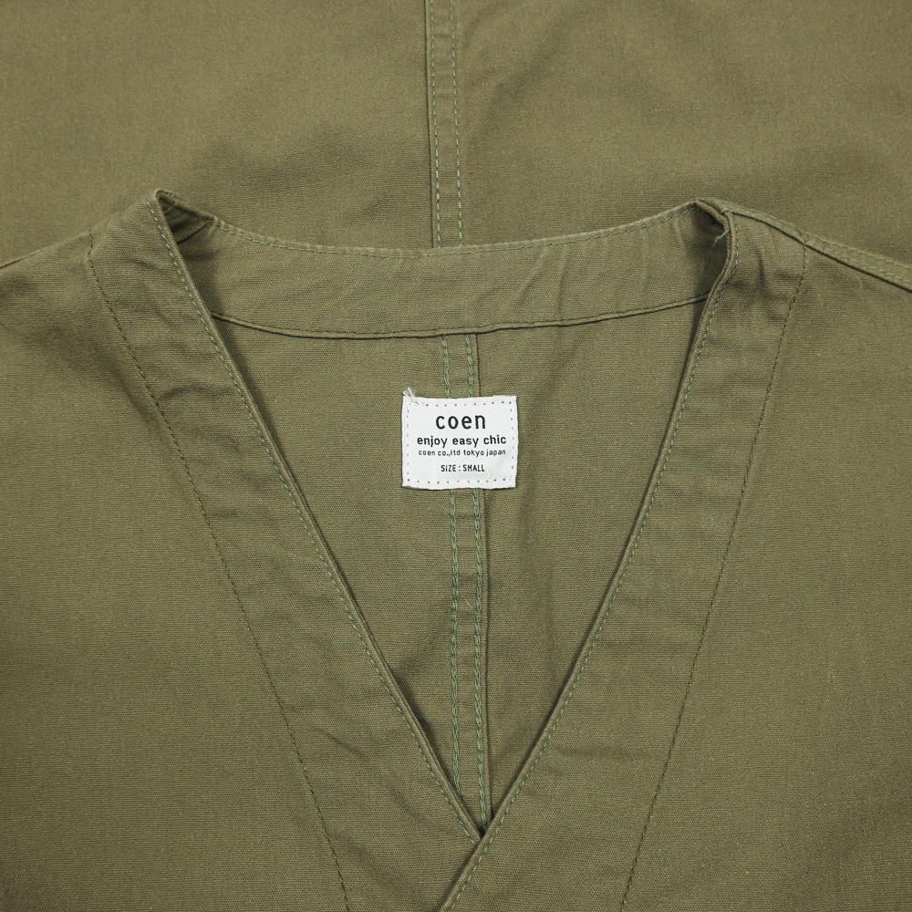 Coen Brand Olive Canvas Chore Jacket Size M