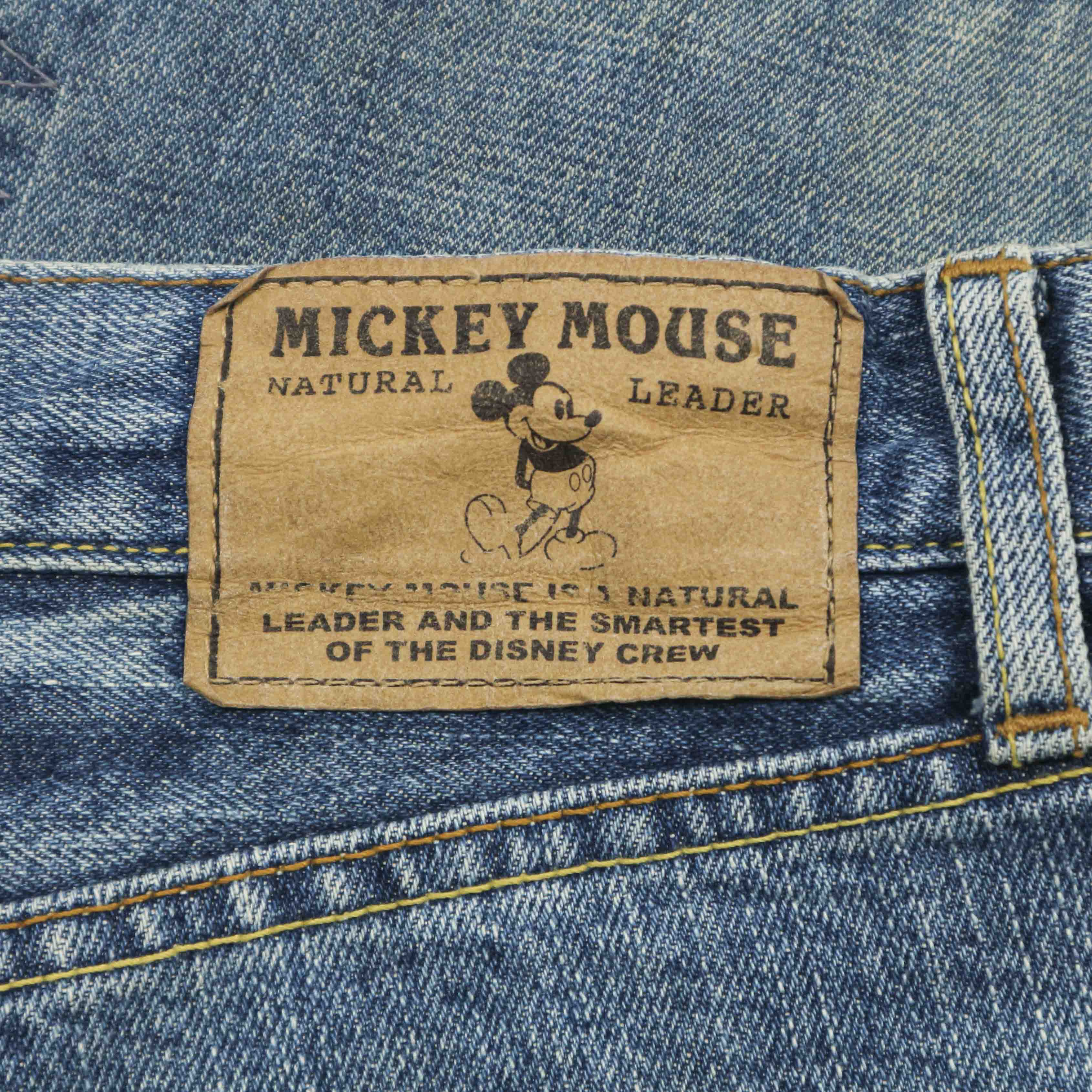 Disney Merchandise Mickey Mouse Denim Shorts Size 31