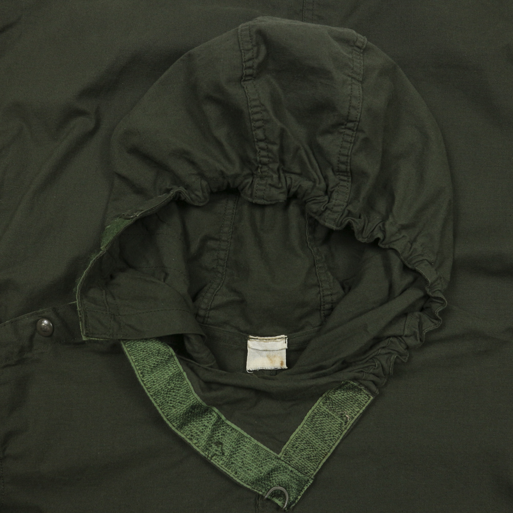 Vintage 60s French Army Olive Smock Parka Size L