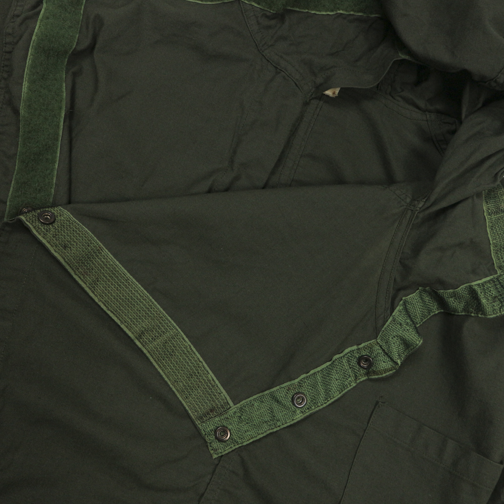 Vintage 60s French Army Olive Smock Parka Size L