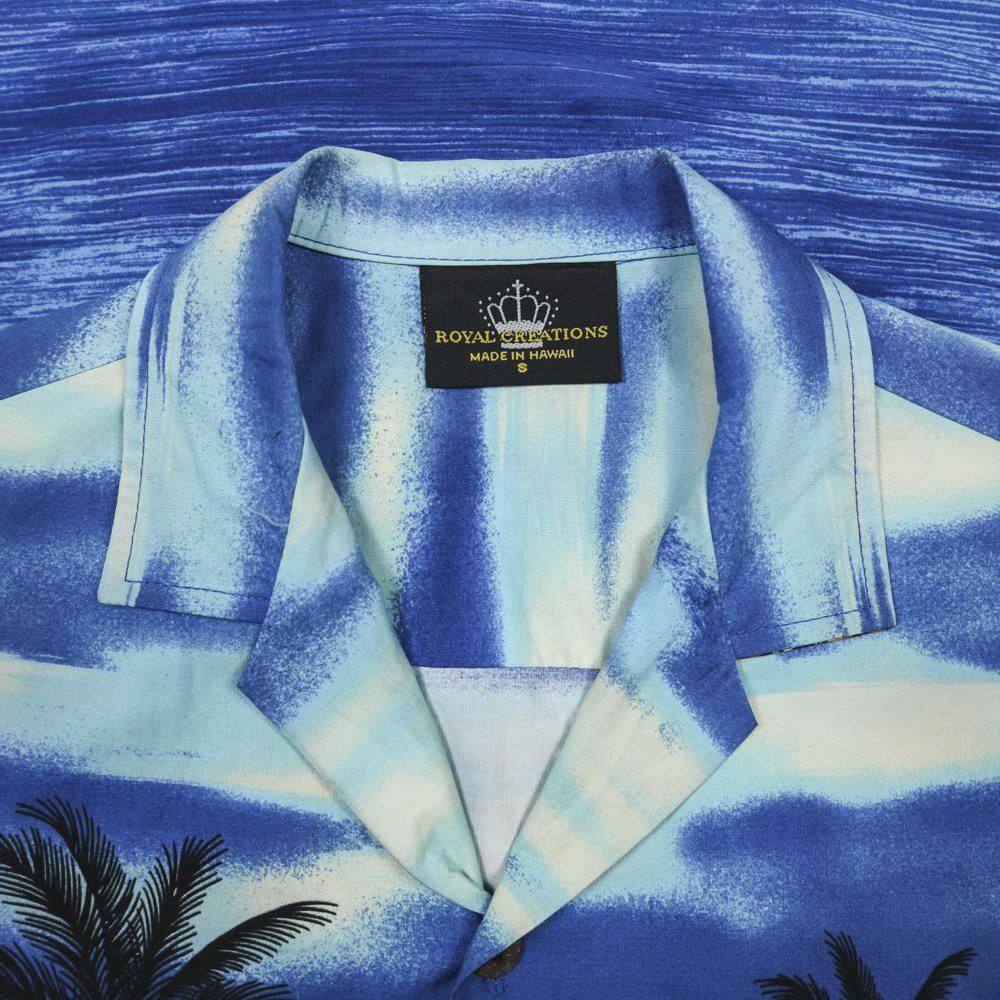 Vtg Royal Creations Aloha Hawaiian Shirt Size S