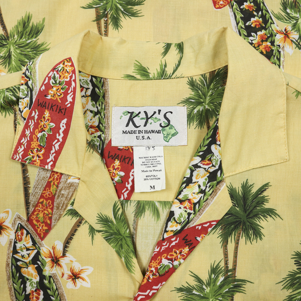 Vtg KY's Aloha Hawaiian Shirt Size M