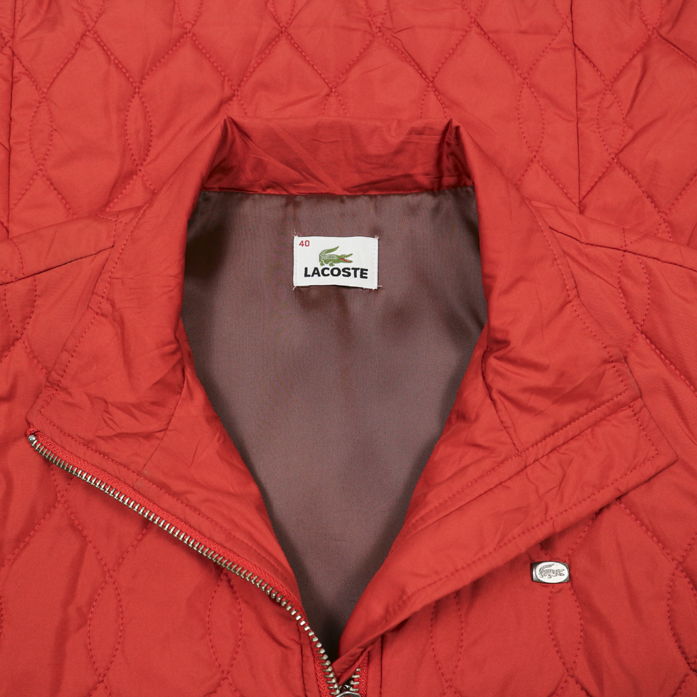 Lacoste Brand Quilted Jacket Women Size M