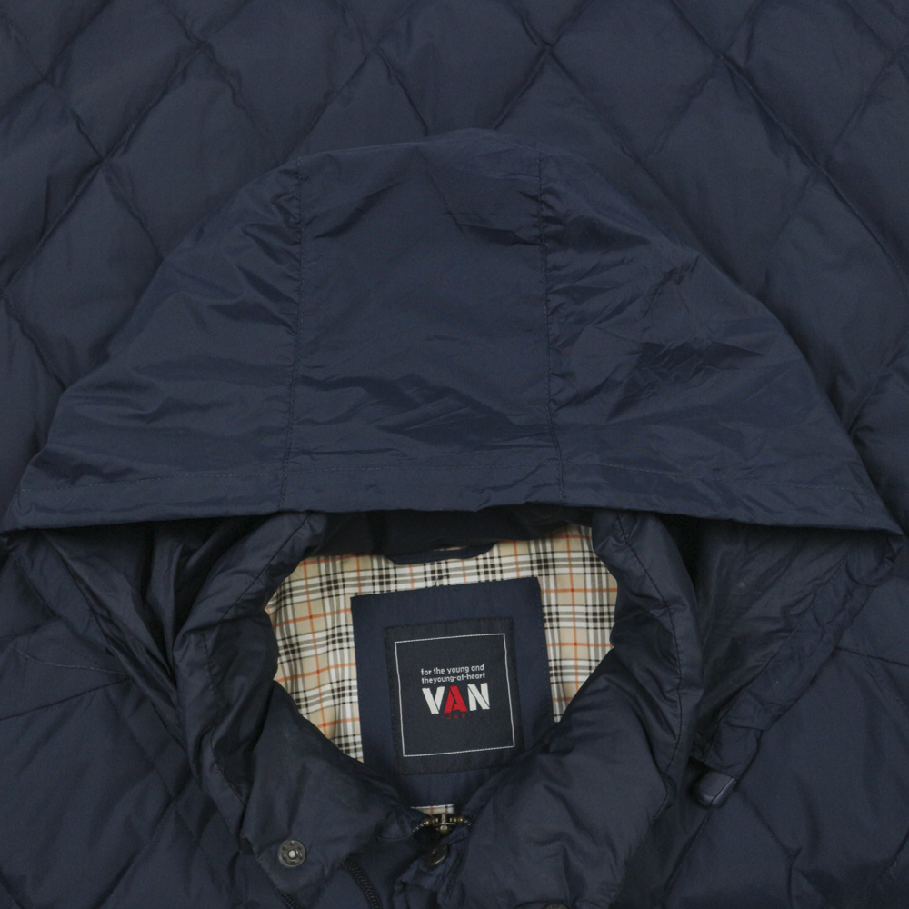 VAN JAC Japan Quilted Down Jacket Size L
