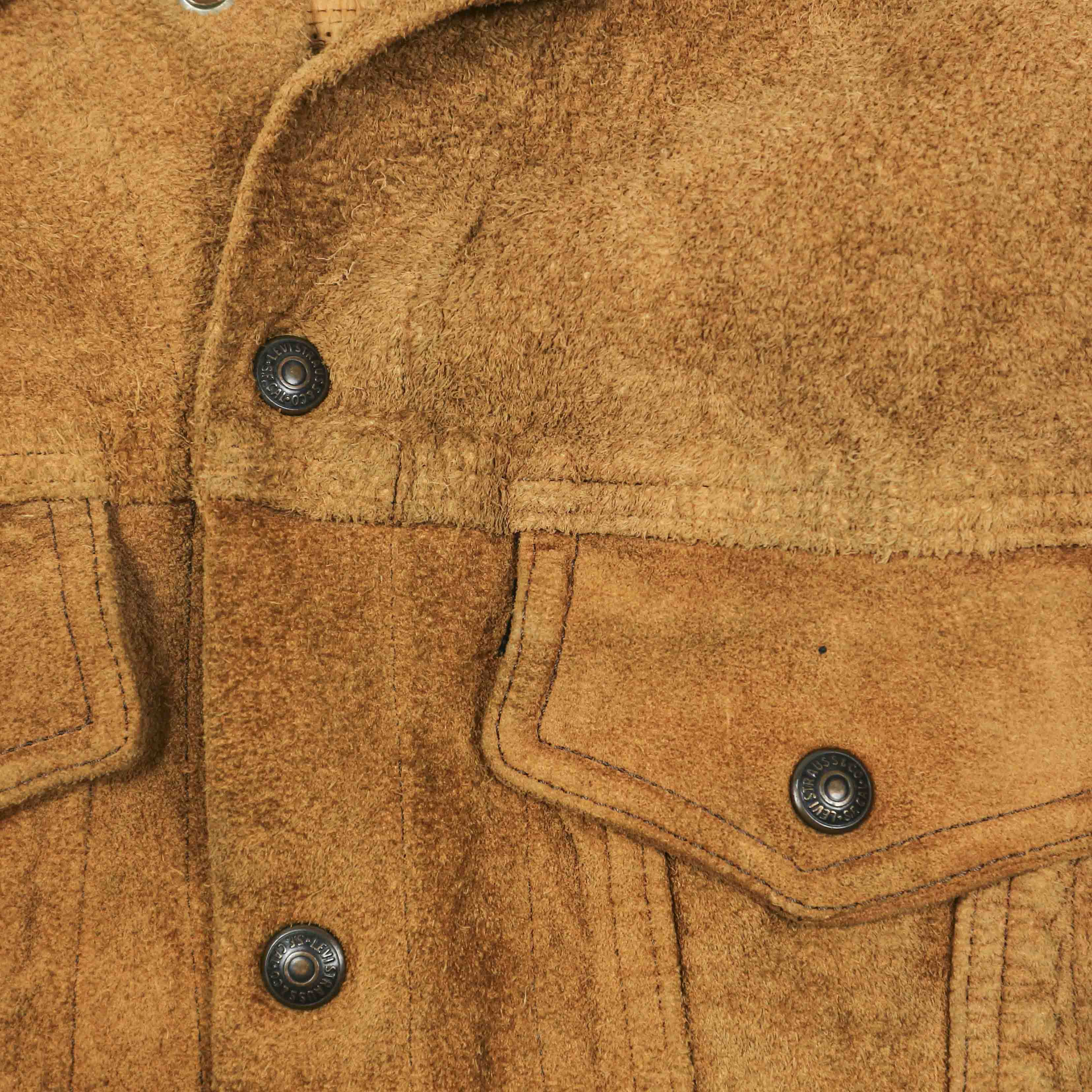 Vintage 70s Levi's USA Leather Jacket Size XS