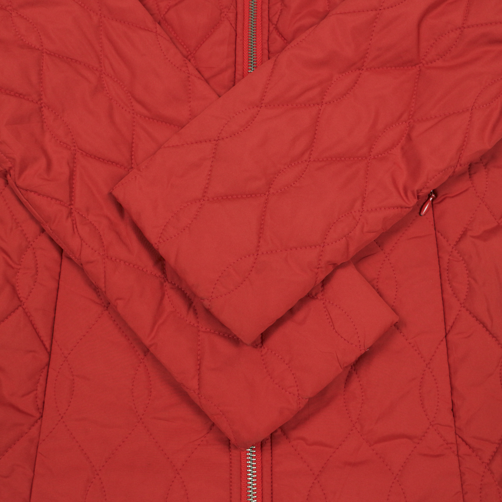 Lacoste Brand Quilted Jacket Women Size M