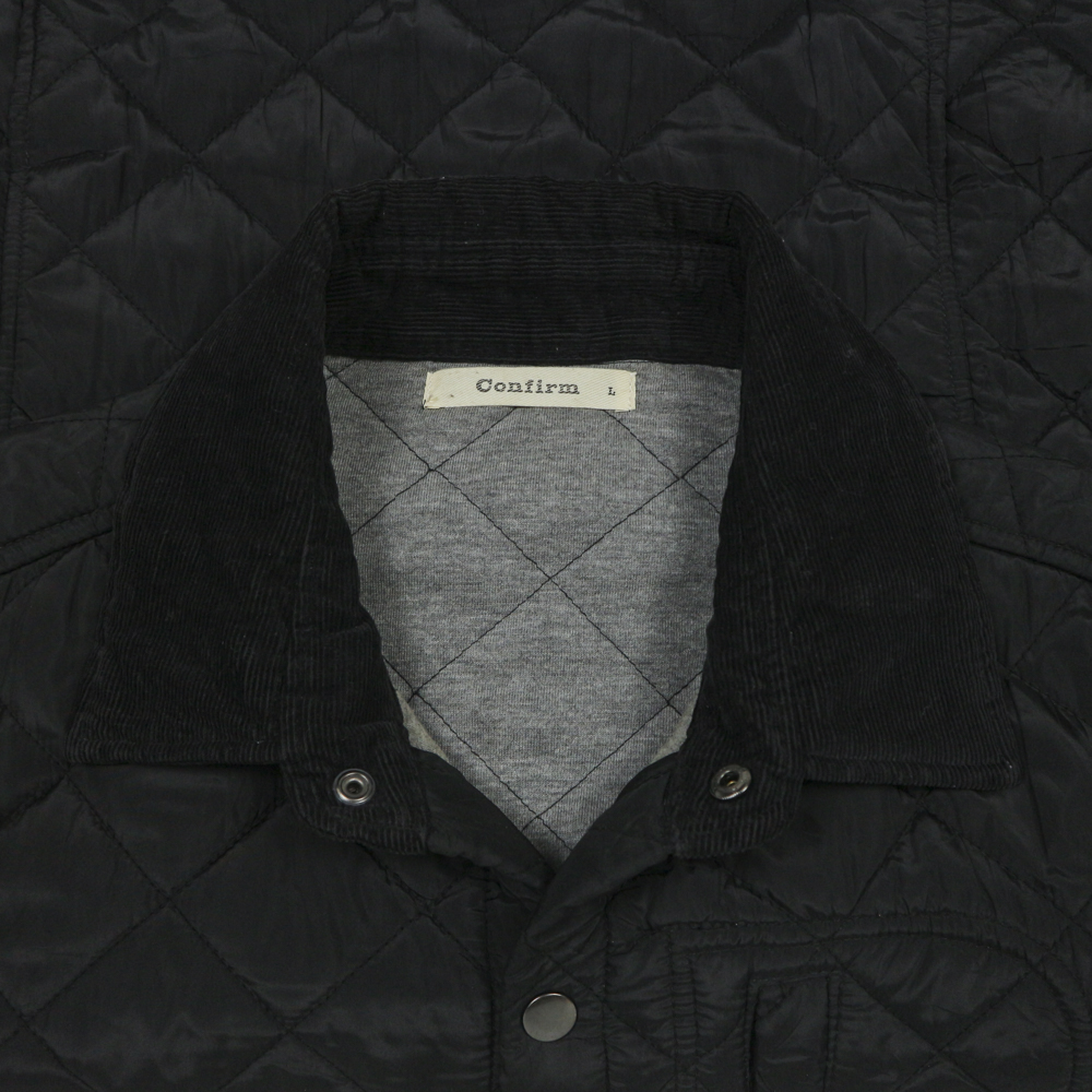 Confirm Brand Black Quilted Jacket Size M