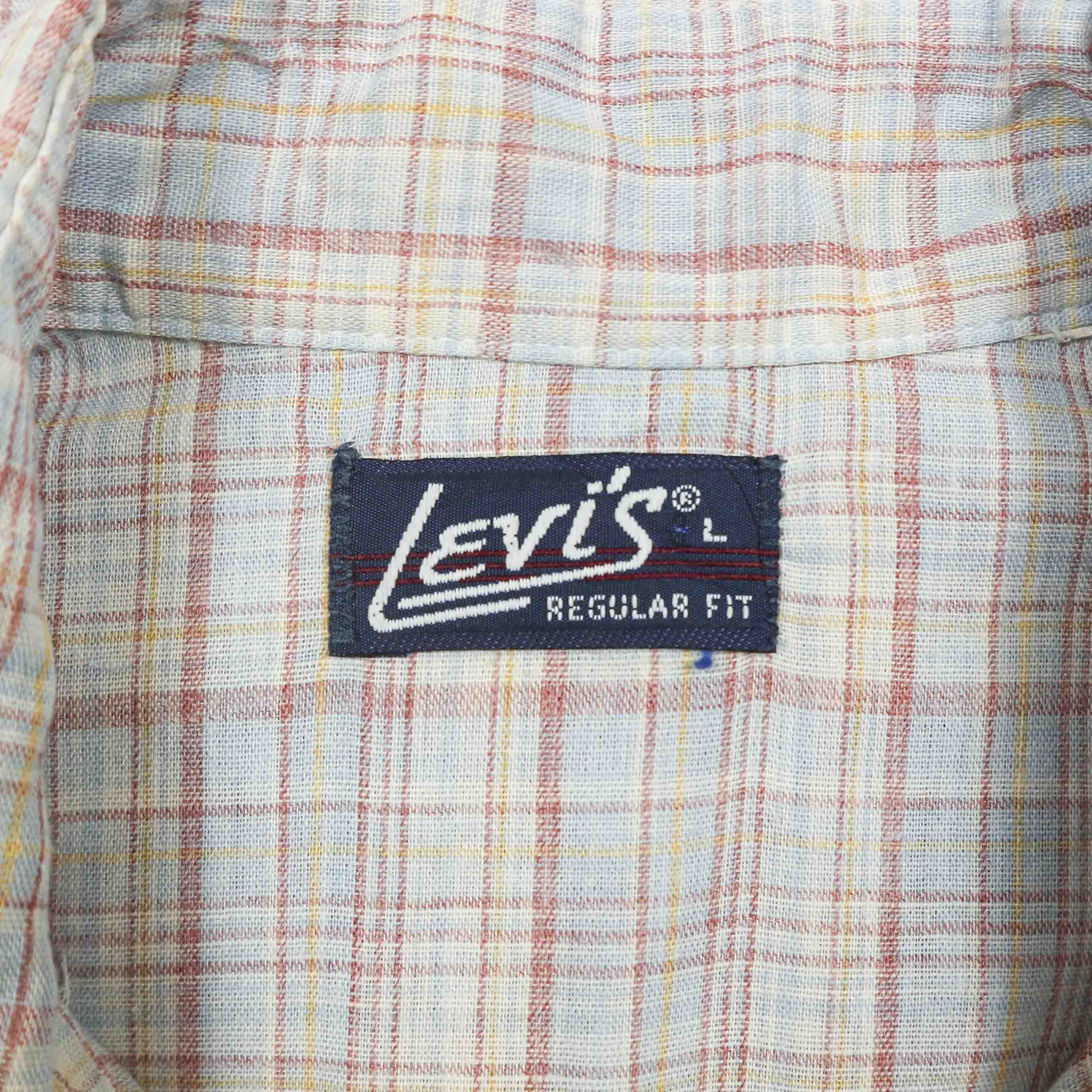 Vintage 80s Levi's USA Western Shirt Size L