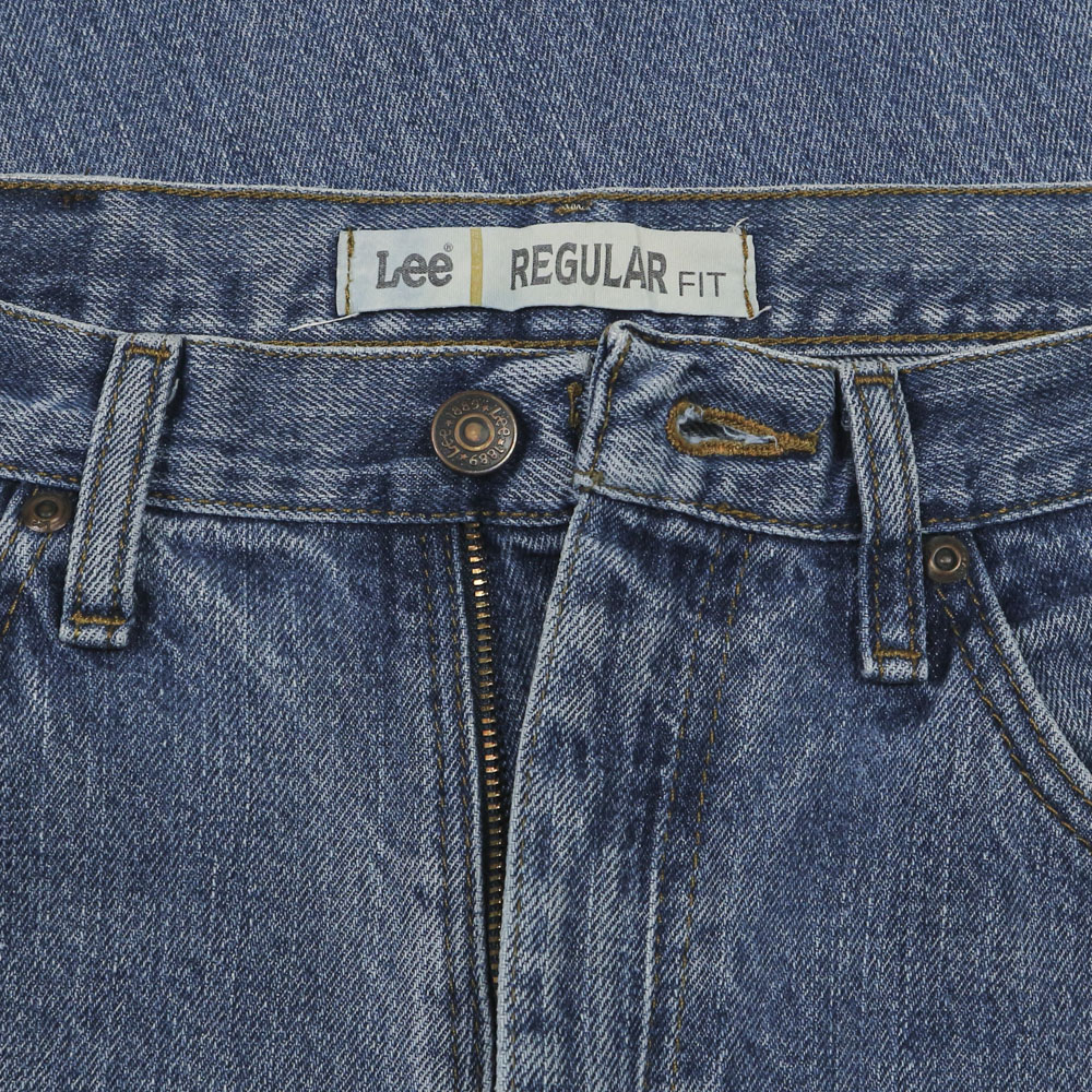 00s Lee Denim Faded Blue Jeans Size 33