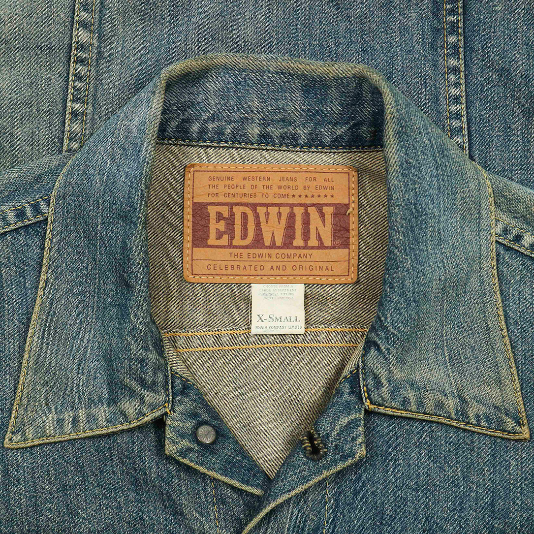 Edwin Made in Japan Type 3 Denim Jacket Size XS