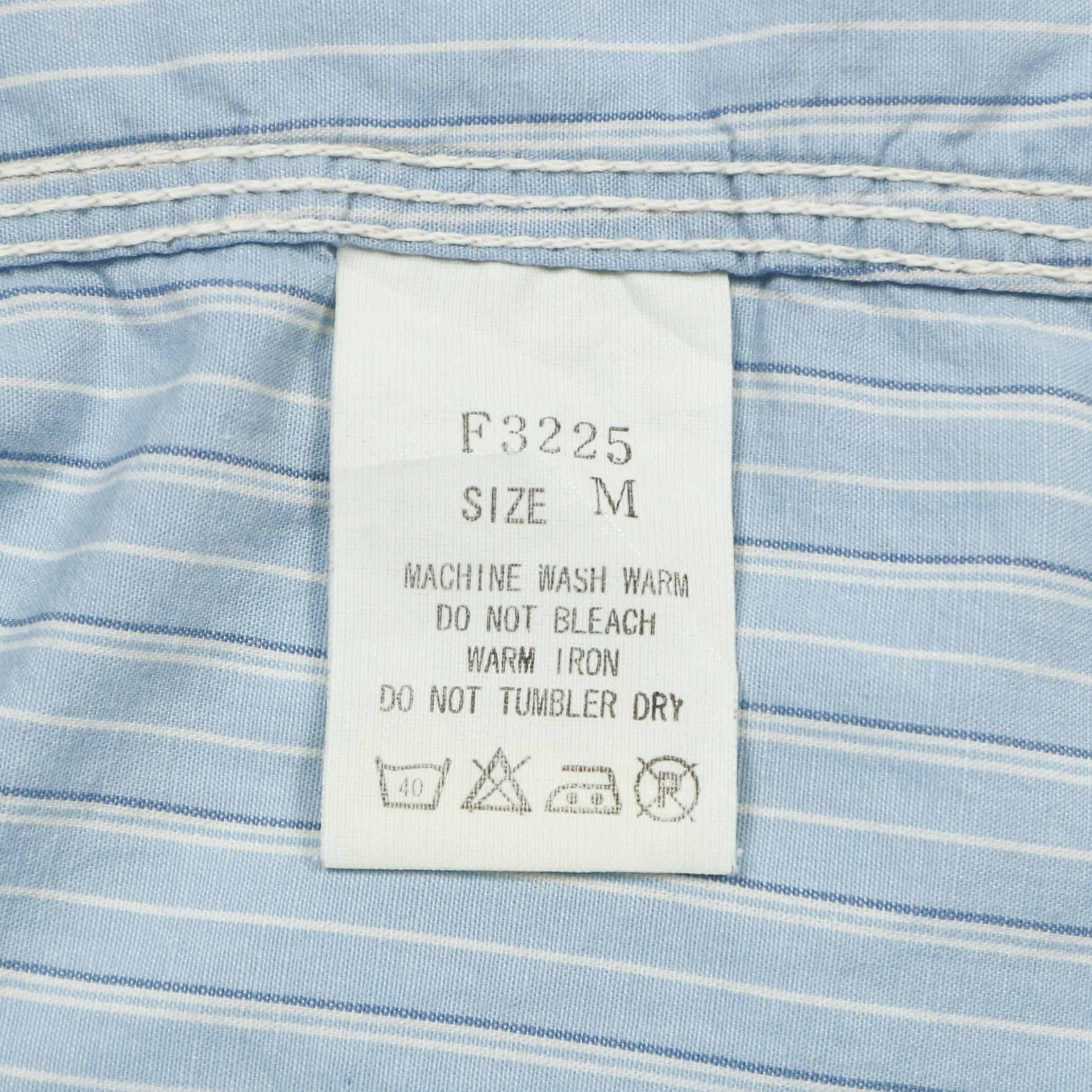 FOB Factory Made in Japan Stripe Work Shirt Size S