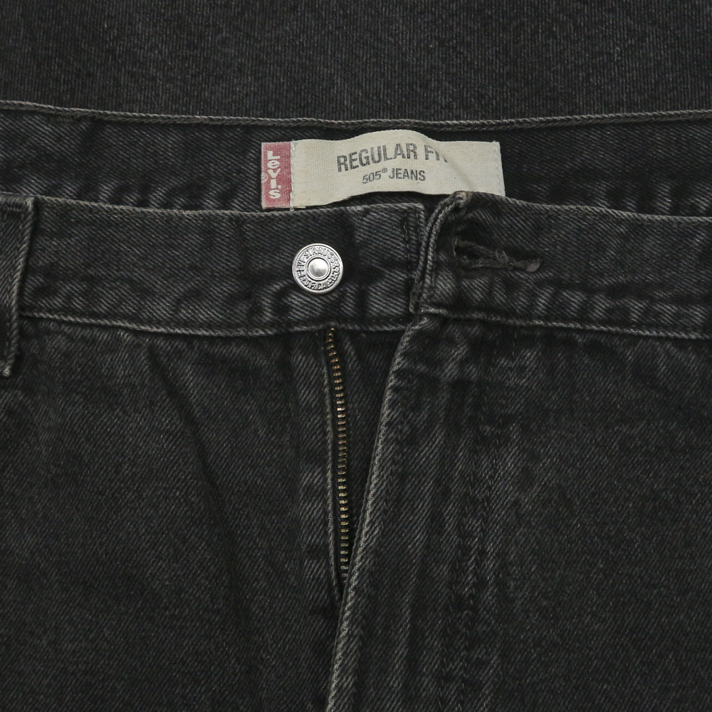 2000s Levi's 505 Black Denim Jeans Size 40