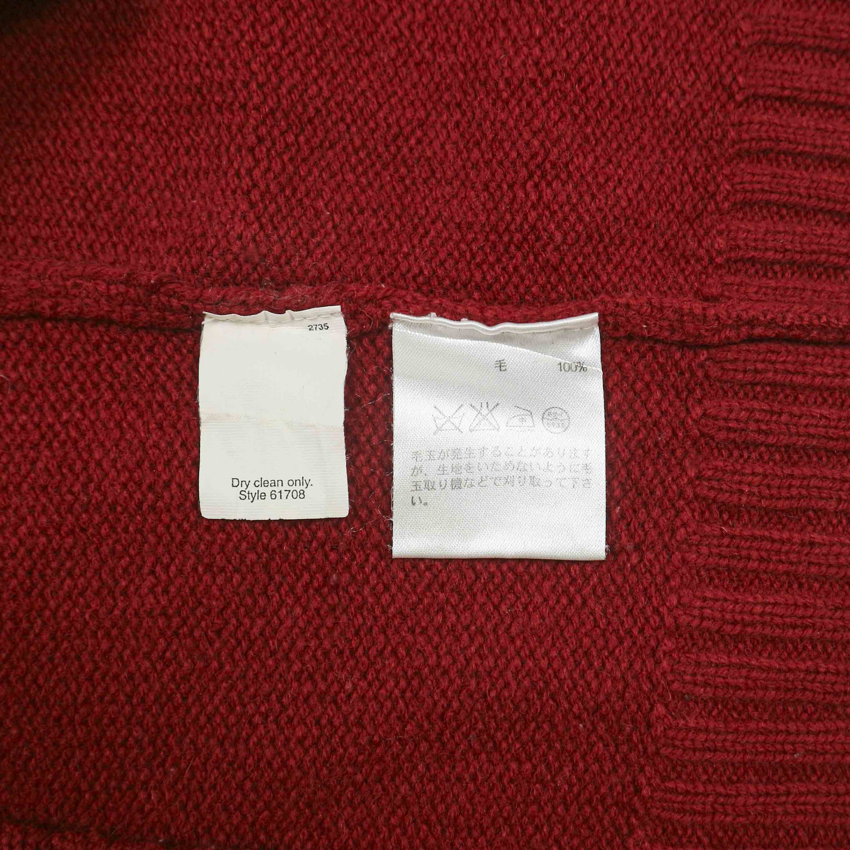 J.Crew 1/4 Zipped Wool Sweatshirt Size L