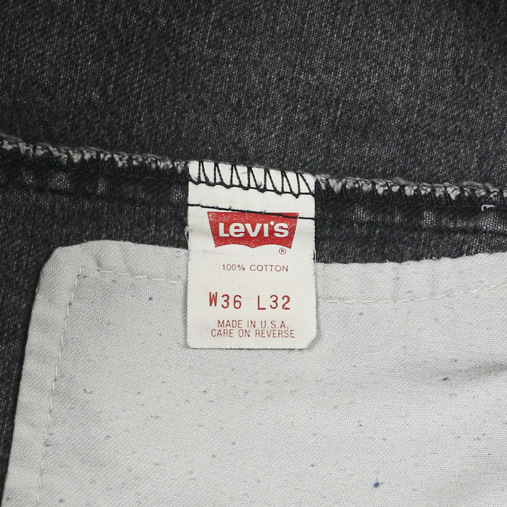 90s Levi's 560 USA Black Denim Jeans Size 36