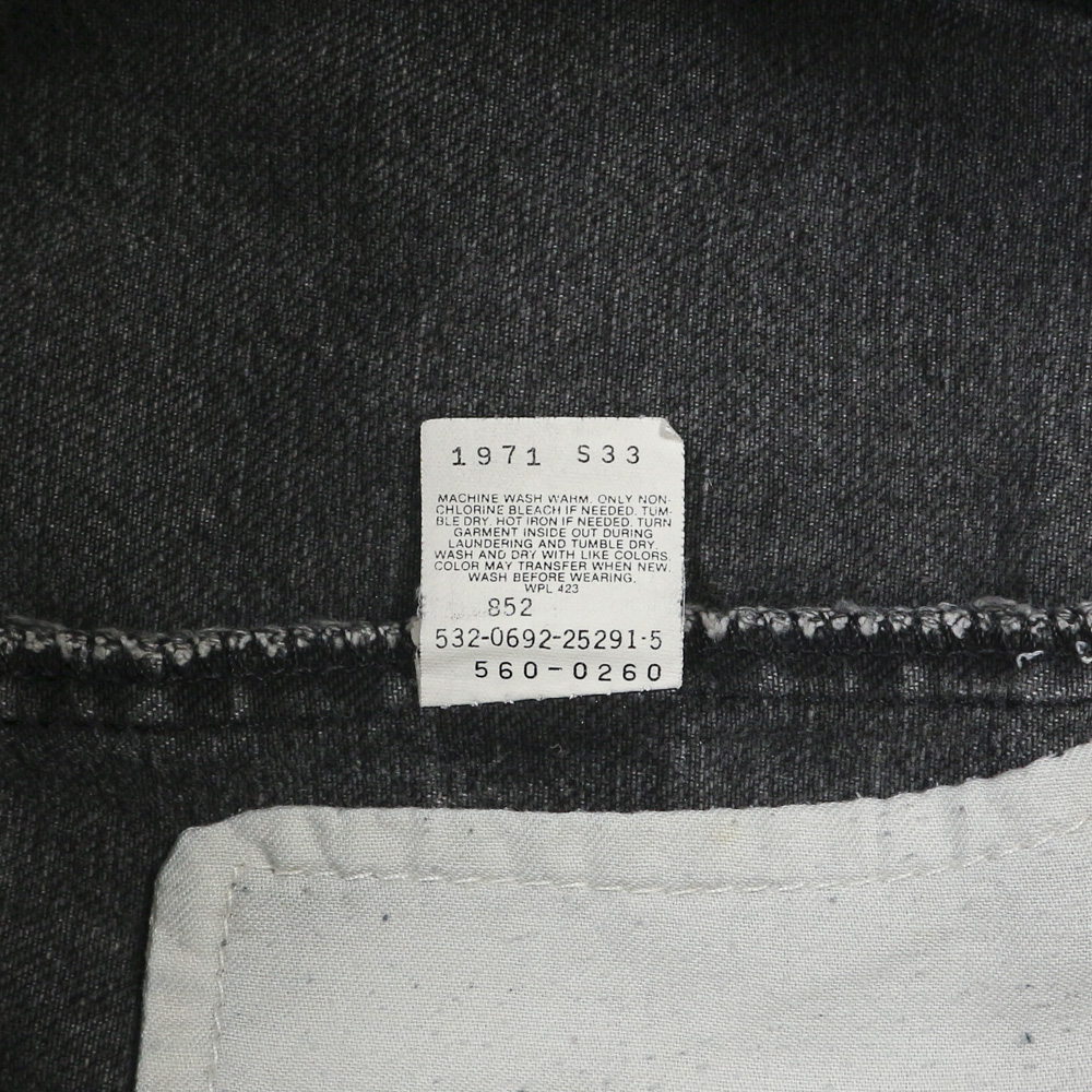 90s Levi's 560 USA Black Denim Jeans Size 36