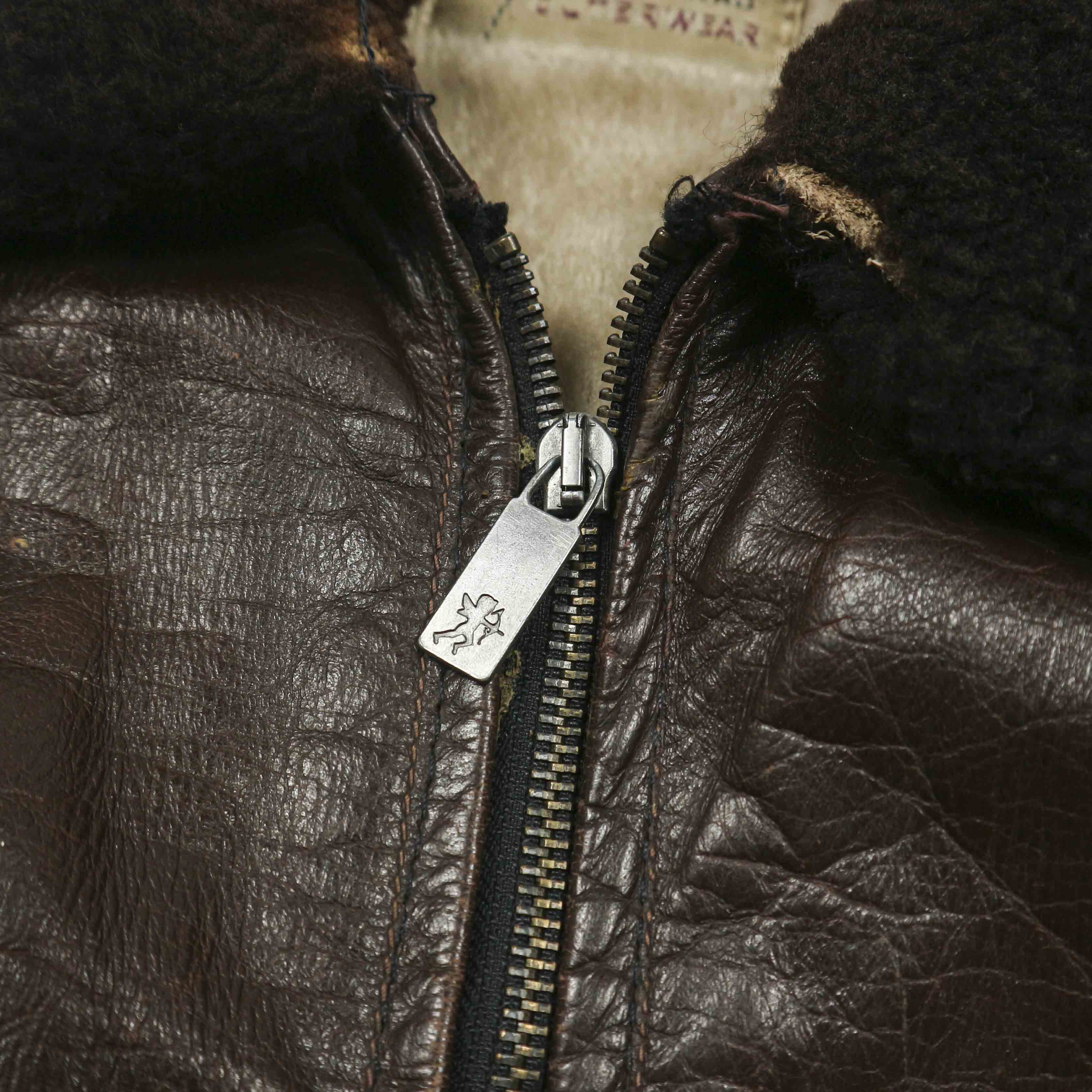 Vintage 60s Brent Windward Leather Jacket Size L