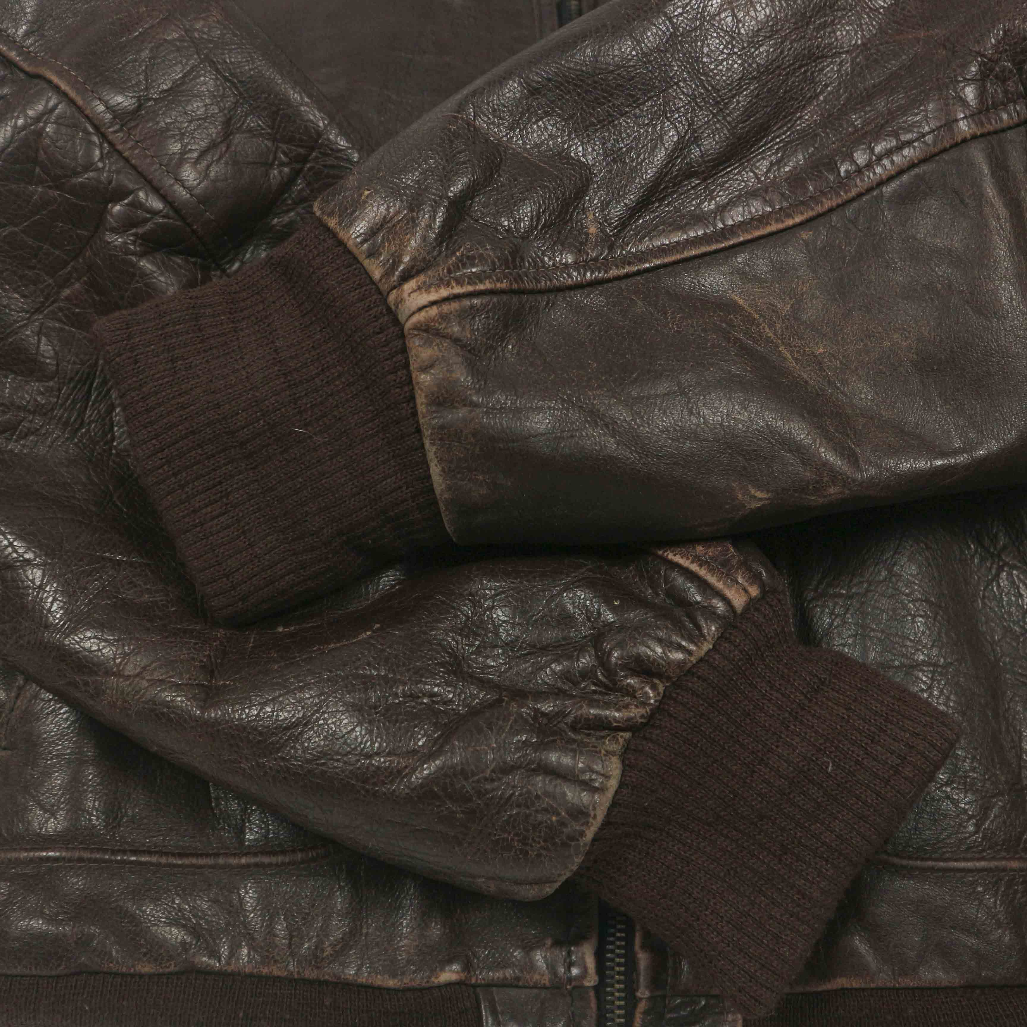 Vintage 60s Brent Windward Leather Jacket Size L