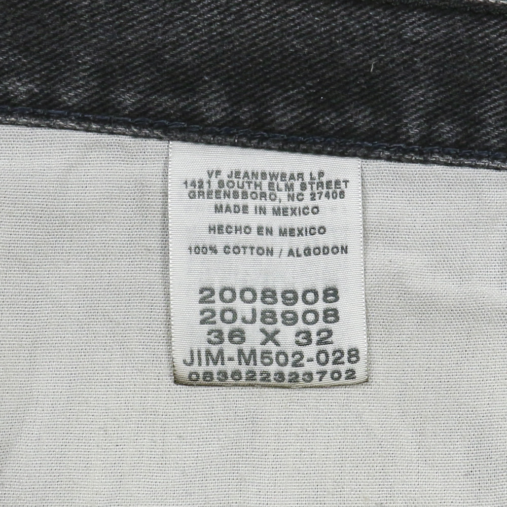 00s Lee Denim Faded Black Jeans Size 36