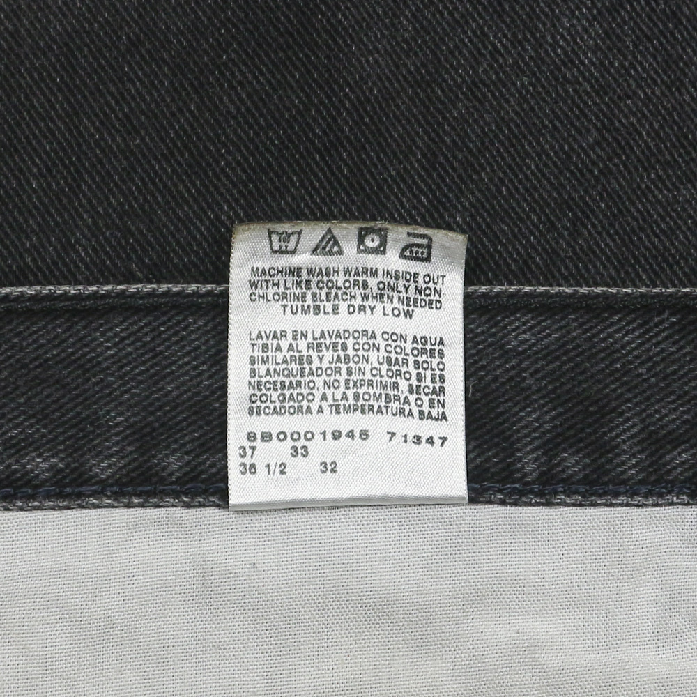00s Lee Denim Faded Black Jeans Size 36