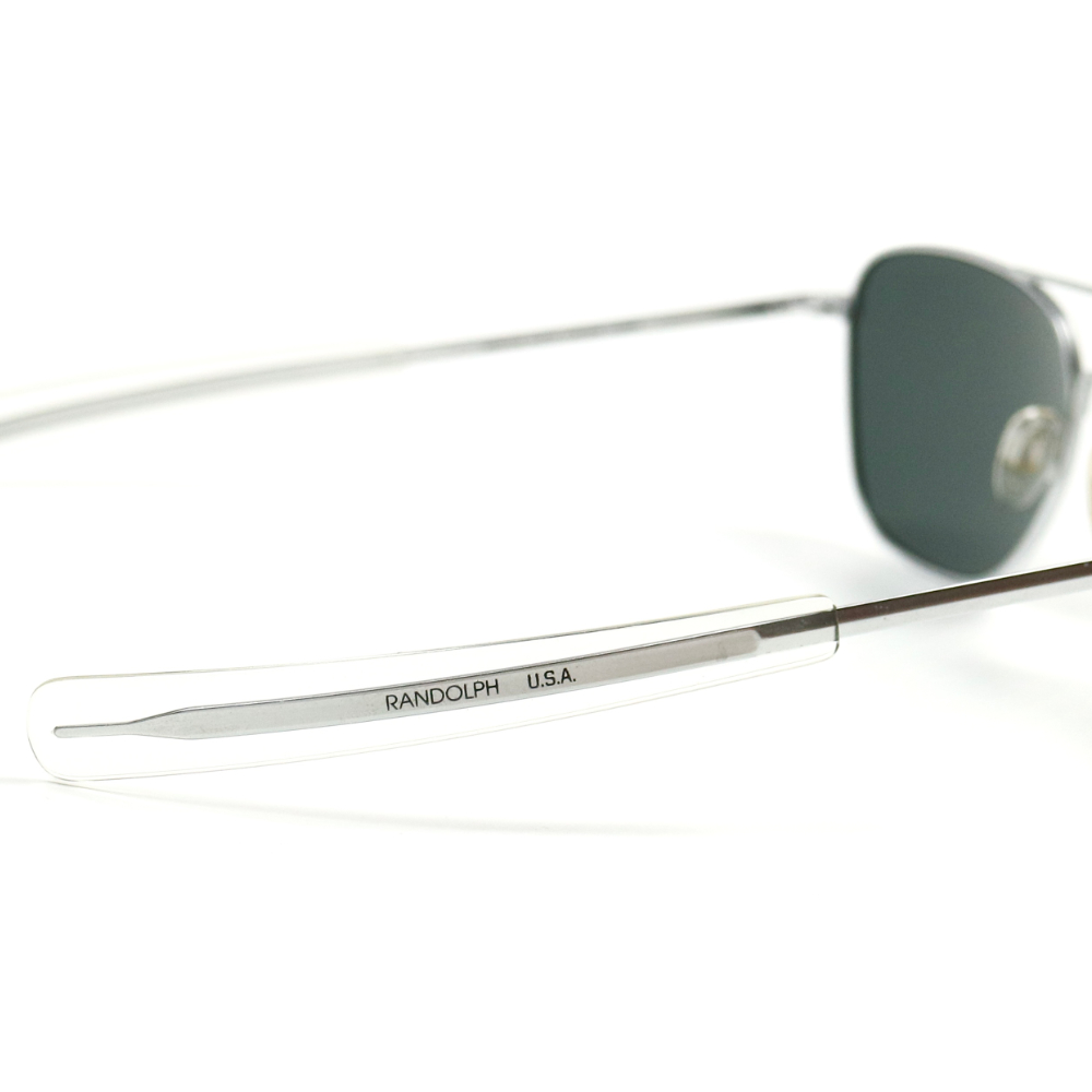 Randolph Engineering Aviator Matte Chrome Sunglasses [55-20]