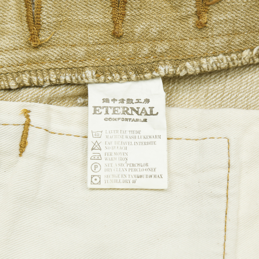 Eternal Made in JP Beige Denim Jeans Size 30