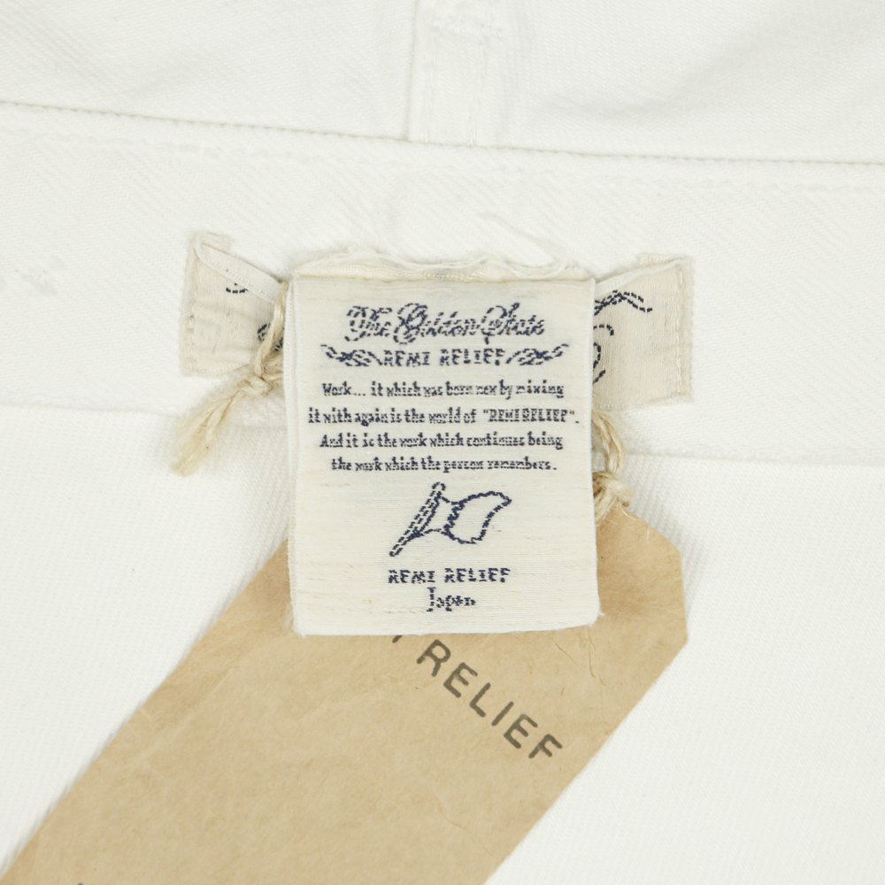 Remi Relief Japan White Denim Bootcut Pants Size 32