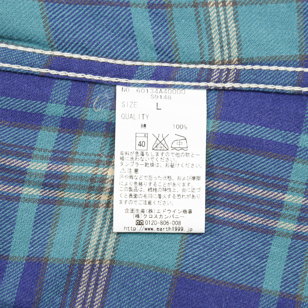 Wrangler x Chocol Raffine Flannel Western Shirt Women Size L