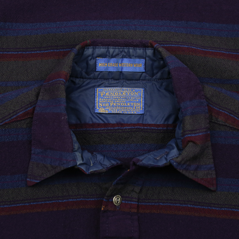Vintage Pendleton USA Wool Western Shirt Size S