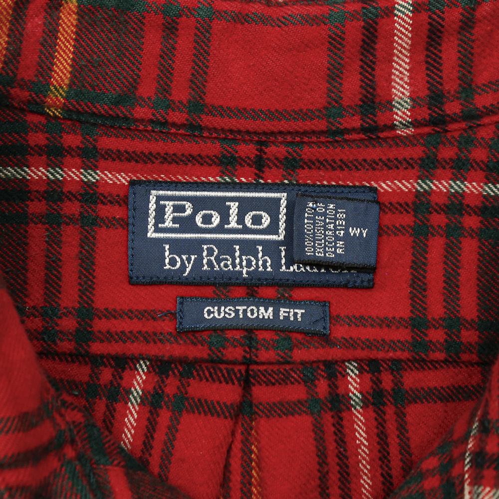 Polo Ralph Lauren Plaid Flannel Shirt Size M