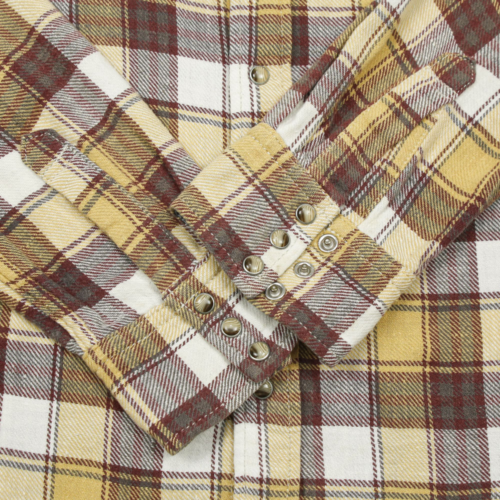 Heritage Stone Japan Flannel Western Shirt Size M